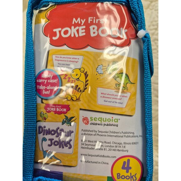 My First Joke Book Set With Handle - Dinosaur/Food/Funny Jokes For Kids - Picture 2 of 7